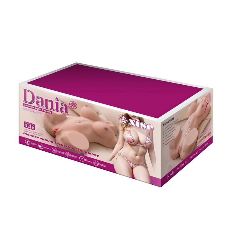 SHEQU MALE MASTURBATOR DOLL DANIA WITH THRUSTING 19.5 CM